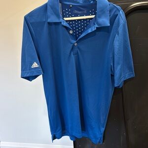 Adidas Blue Performance Polo Shirt